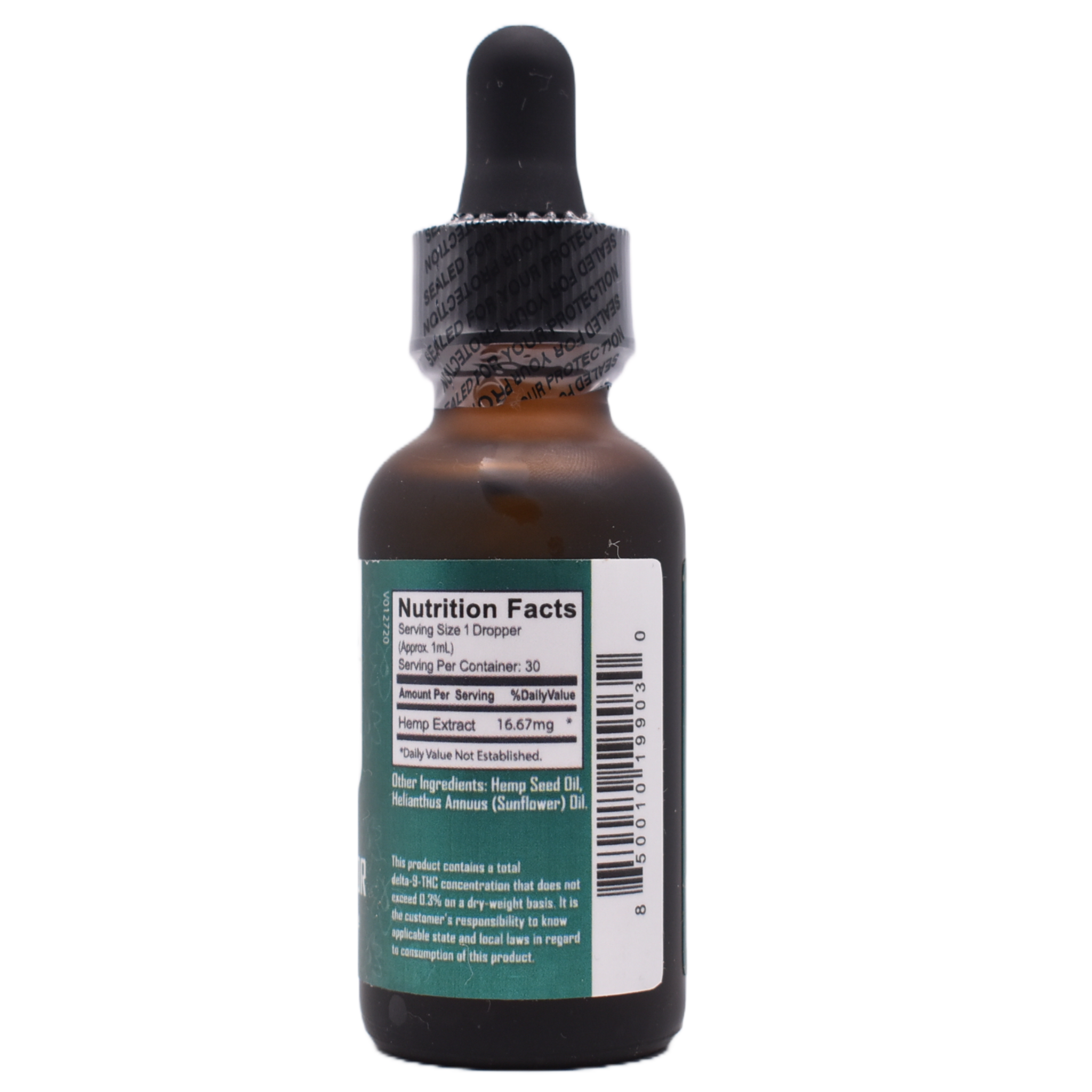 500mg Full Spectrum CBD Oil - Natural (30ml)