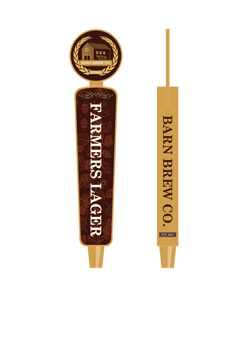 Farmers Lager Tap Handle