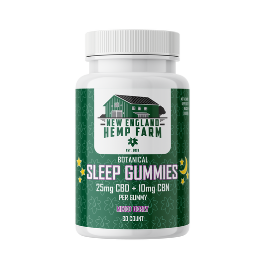 10mg CBN & 25mg Broad Spectrum  CBD Botanical Sleep Gummies (No Melatonin)