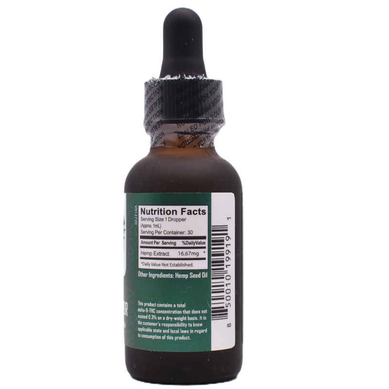 1000mg Full Spectrum CBD Oil - Natural (30ml)