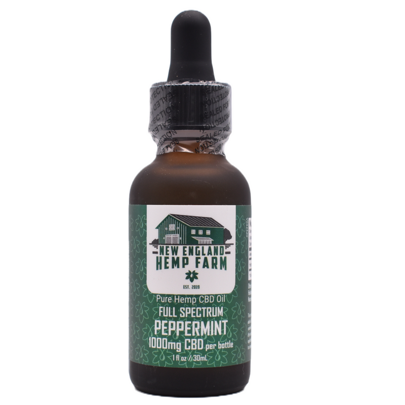 1000mg Full Spectrum CBD Oil - Peppermint (30ml)