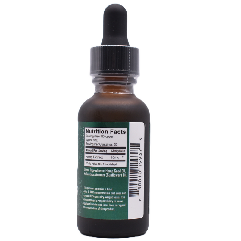 1500mg Full Spectrum CBD Oil - Natural (30ml)