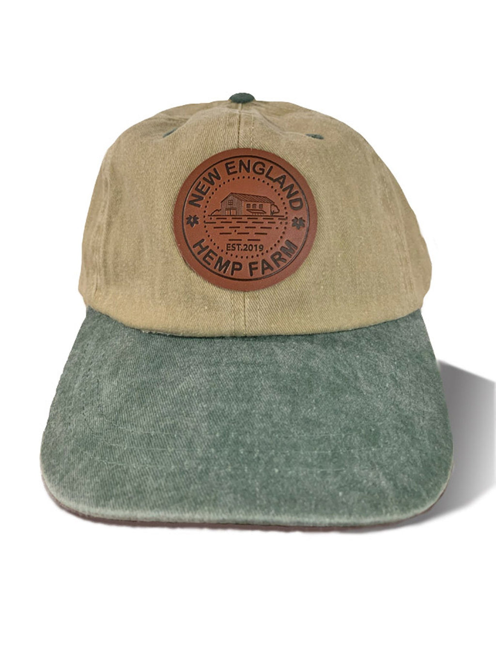 green logo hat