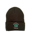 black winter hat